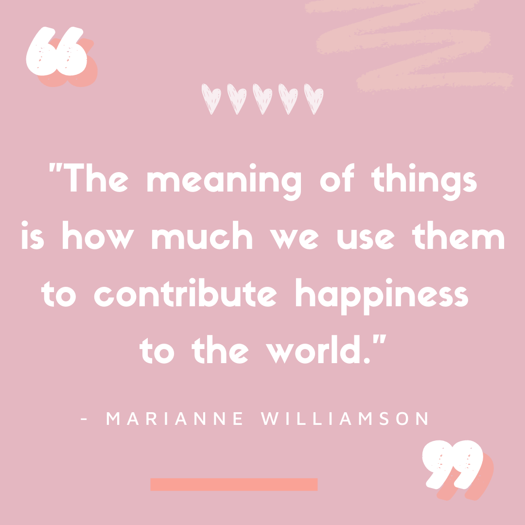 Words of Wisdom from A Return to Love: Reflections on the Principles of A Course in Miracles by Marianne Williamson