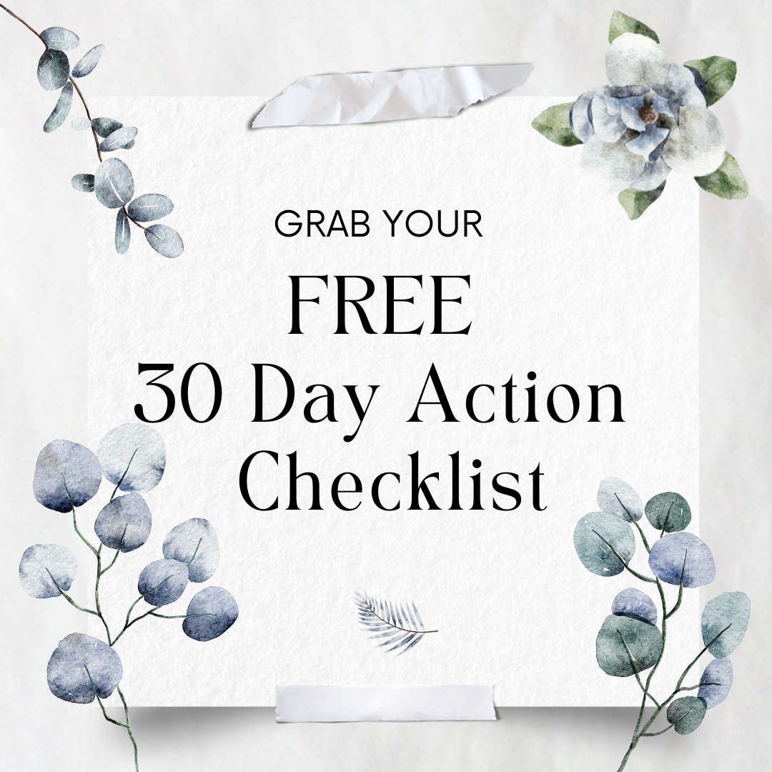 FREE 30 Day Action Checklist
