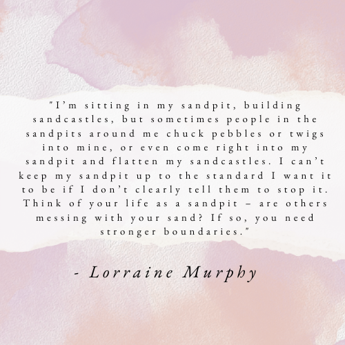 Words of Wisdom from Step Into You by Lorraine Murphy